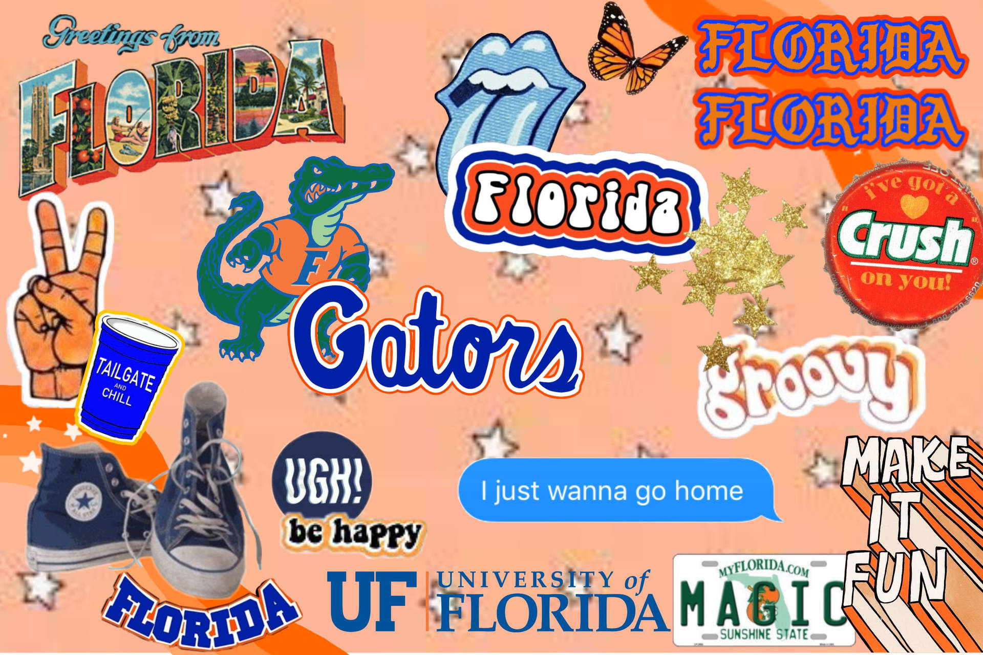 University Of Florida Gators Collage Background