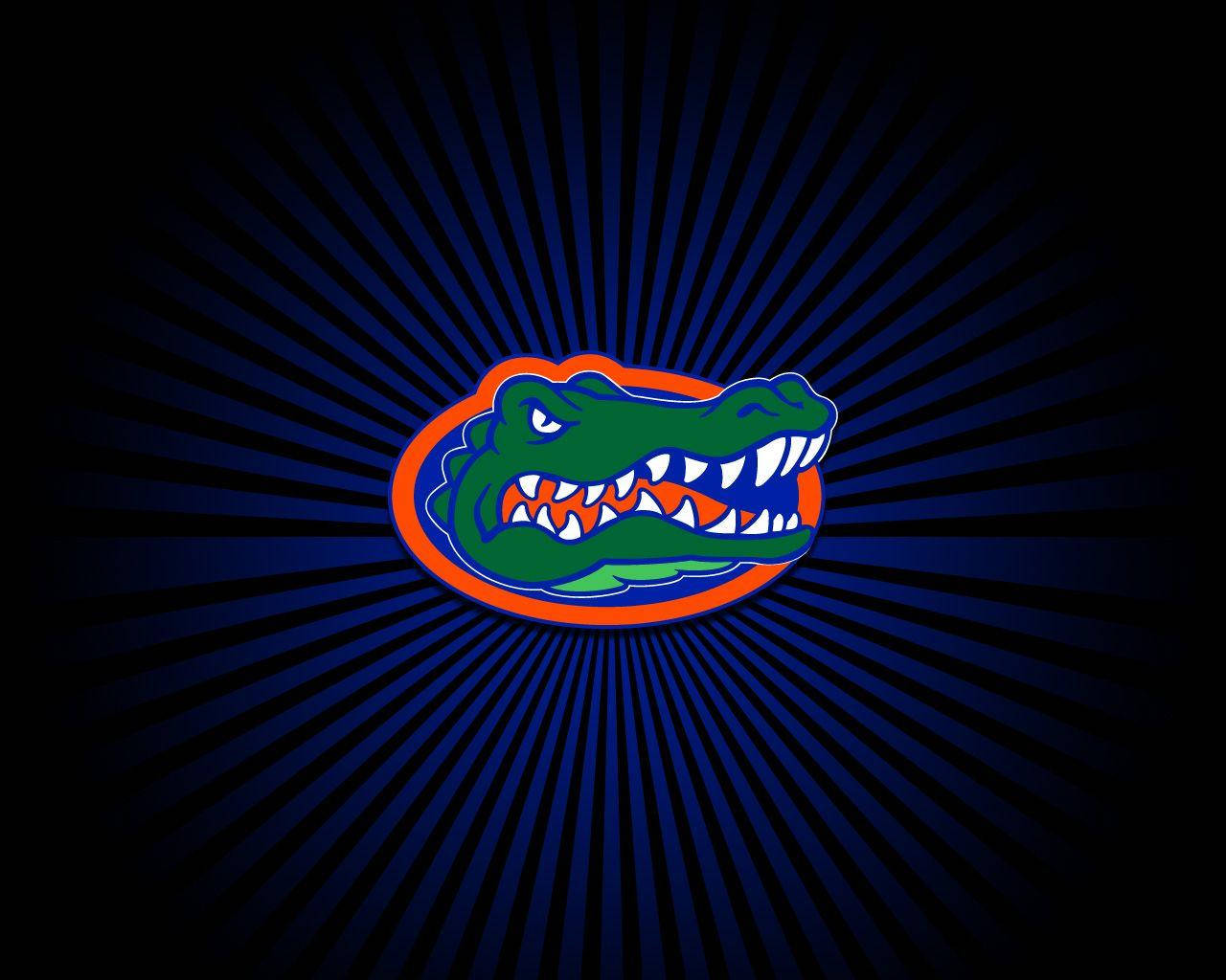 University Of Florida Gators With Rays Background