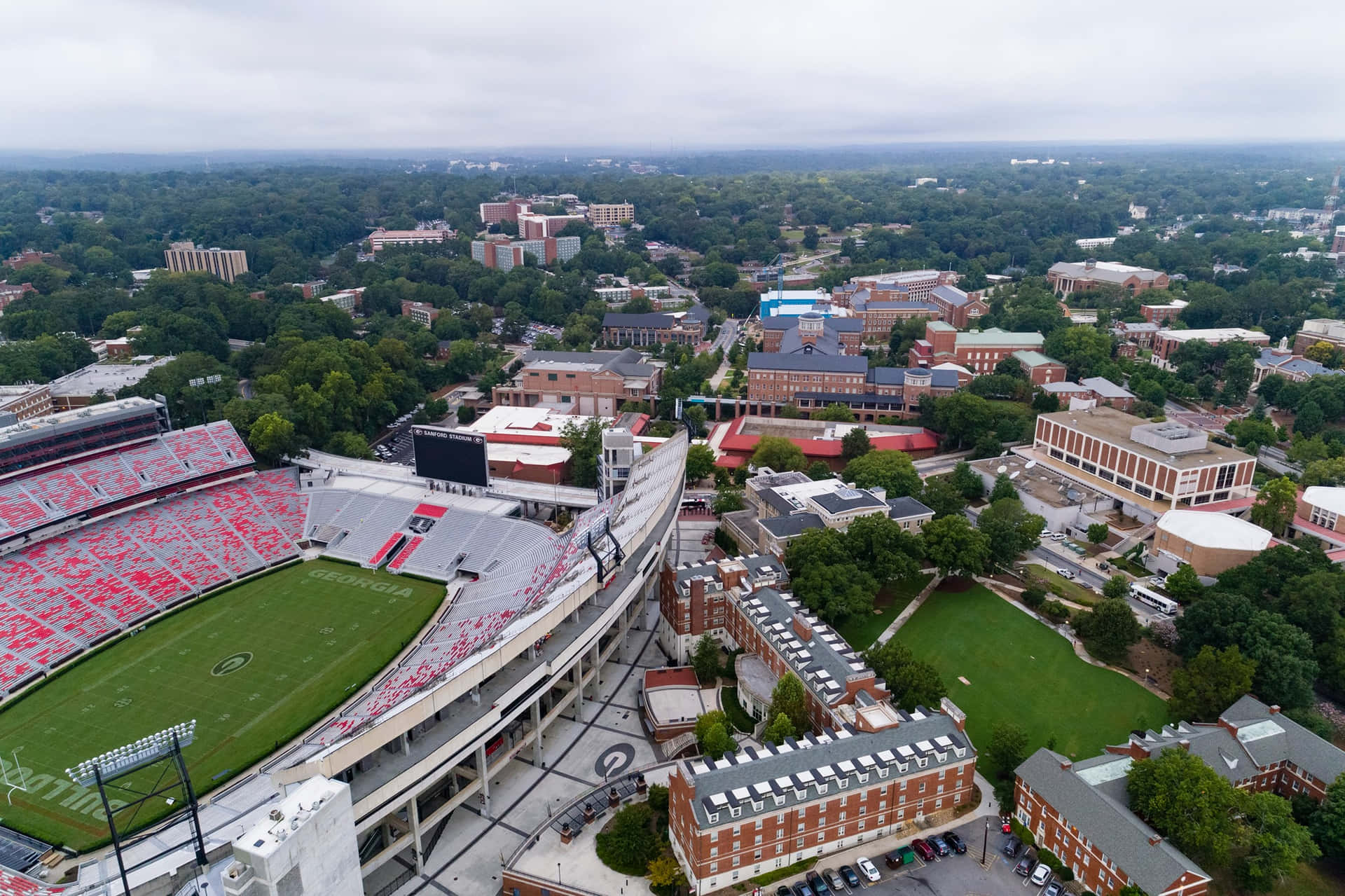 University Of Georgia Drone Shot