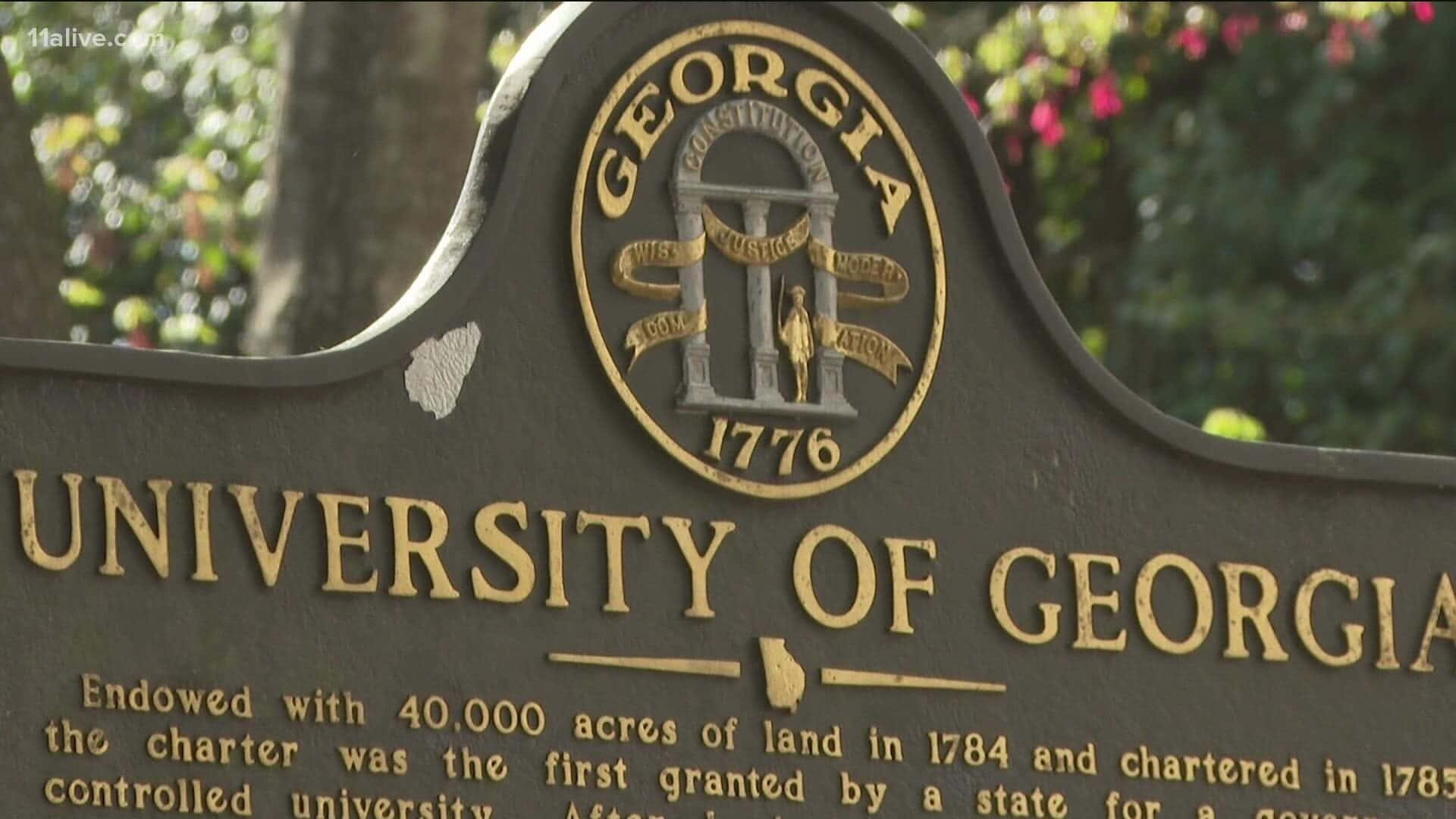 University Of Georgia Historical Marker Background
