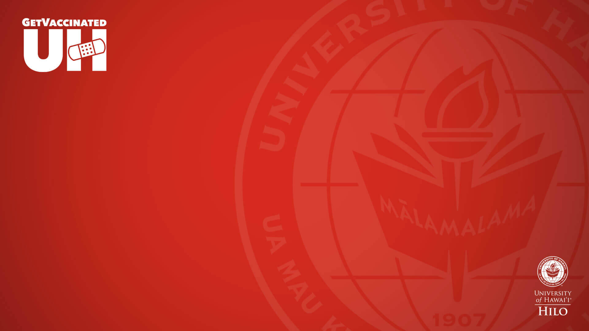 University Of Hawaii Hilo Red Background