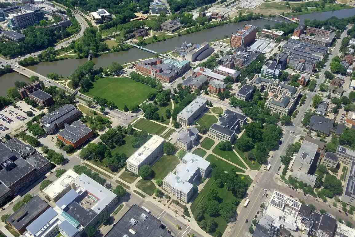 University Of Iowa Campus Ground Background