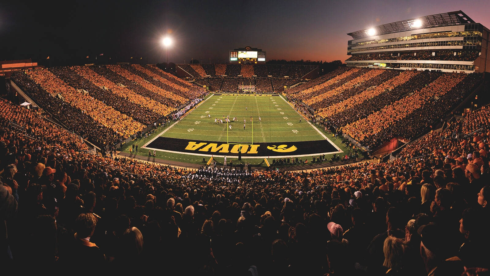 University Of Iowa Football Field Background