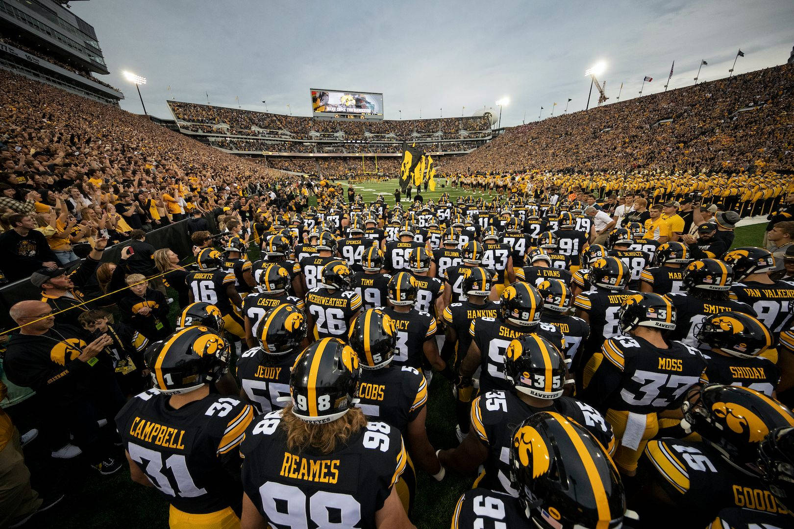 University Of Iowa Football Team Background