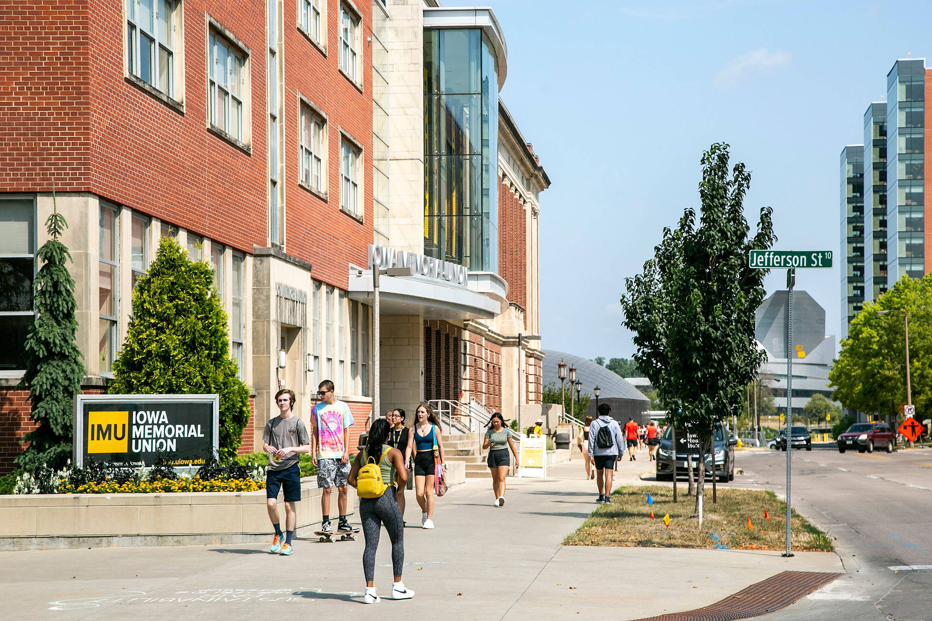 University Of Iowa Jefferson Street Background