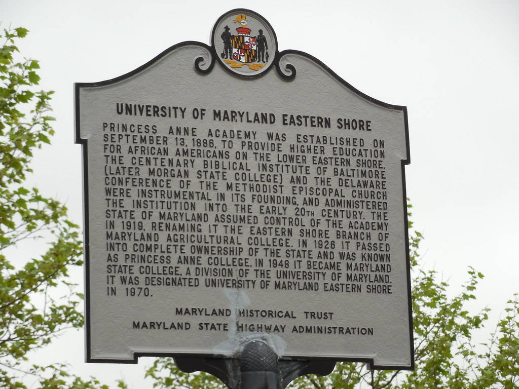 University Of Maryland Eastern Shore Plaque Background