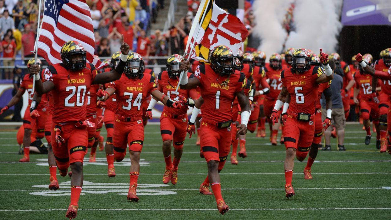 University Of Maryland Football Players Background