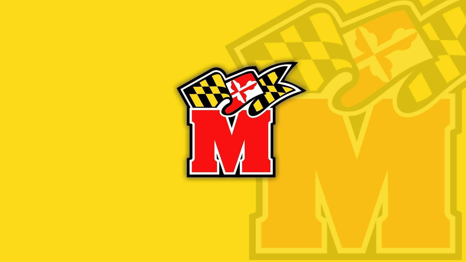 University Of Maryland Subtle Yellow Background Background