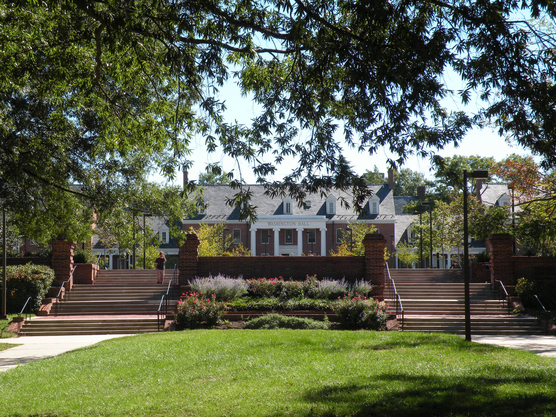 University Of Maryland Washington Quad Background