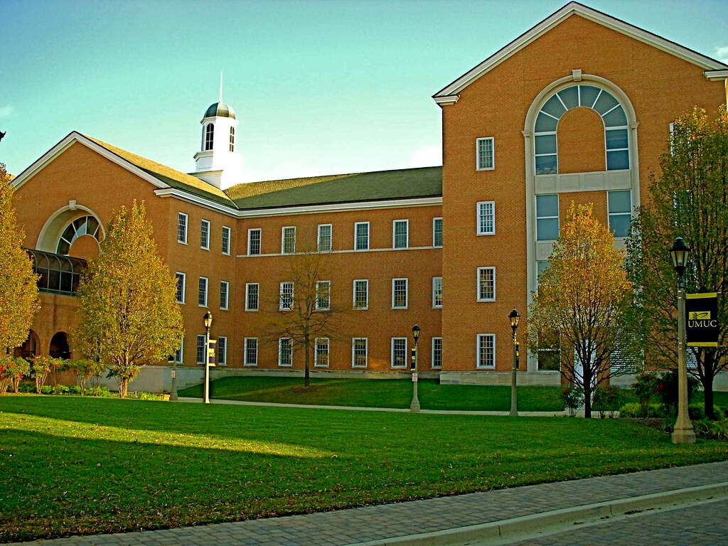 University Of Maryland Yellow Building Background