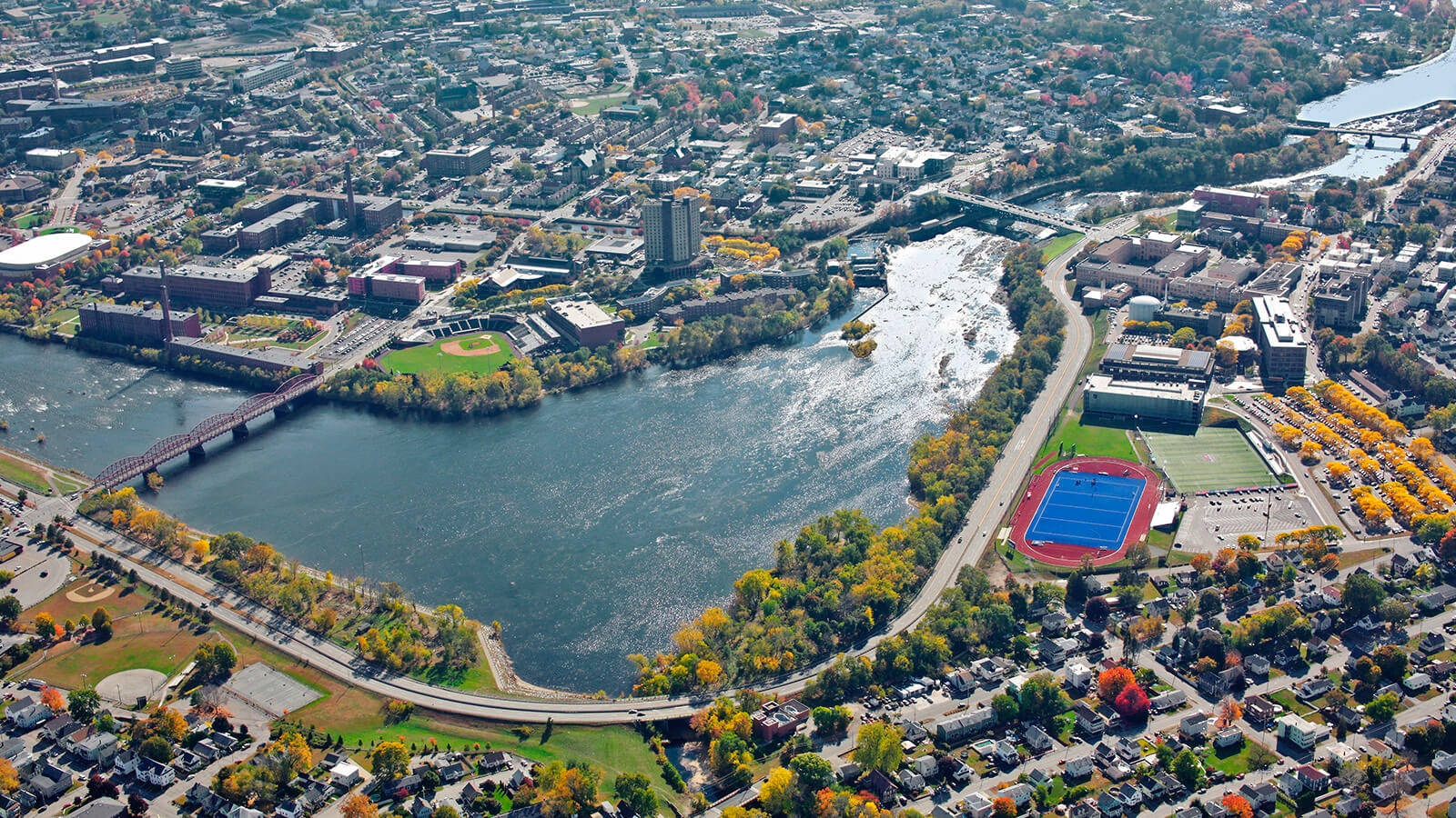 University Of Massachusetts Lowell Campus Background