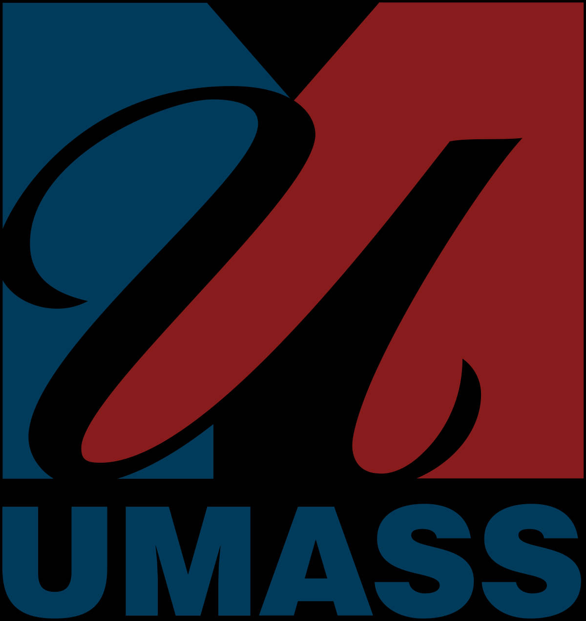 University Of Massachusetts Modern Logo Background