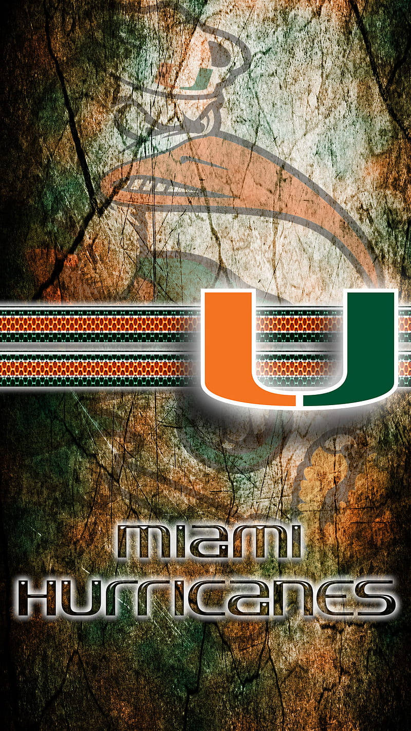 University Of Miami Hurricanes Grafitti Background