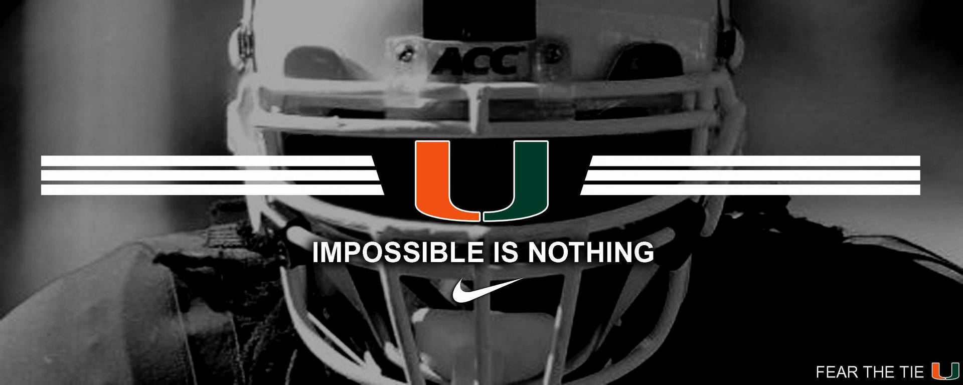 University Of Miami Team Quote Background