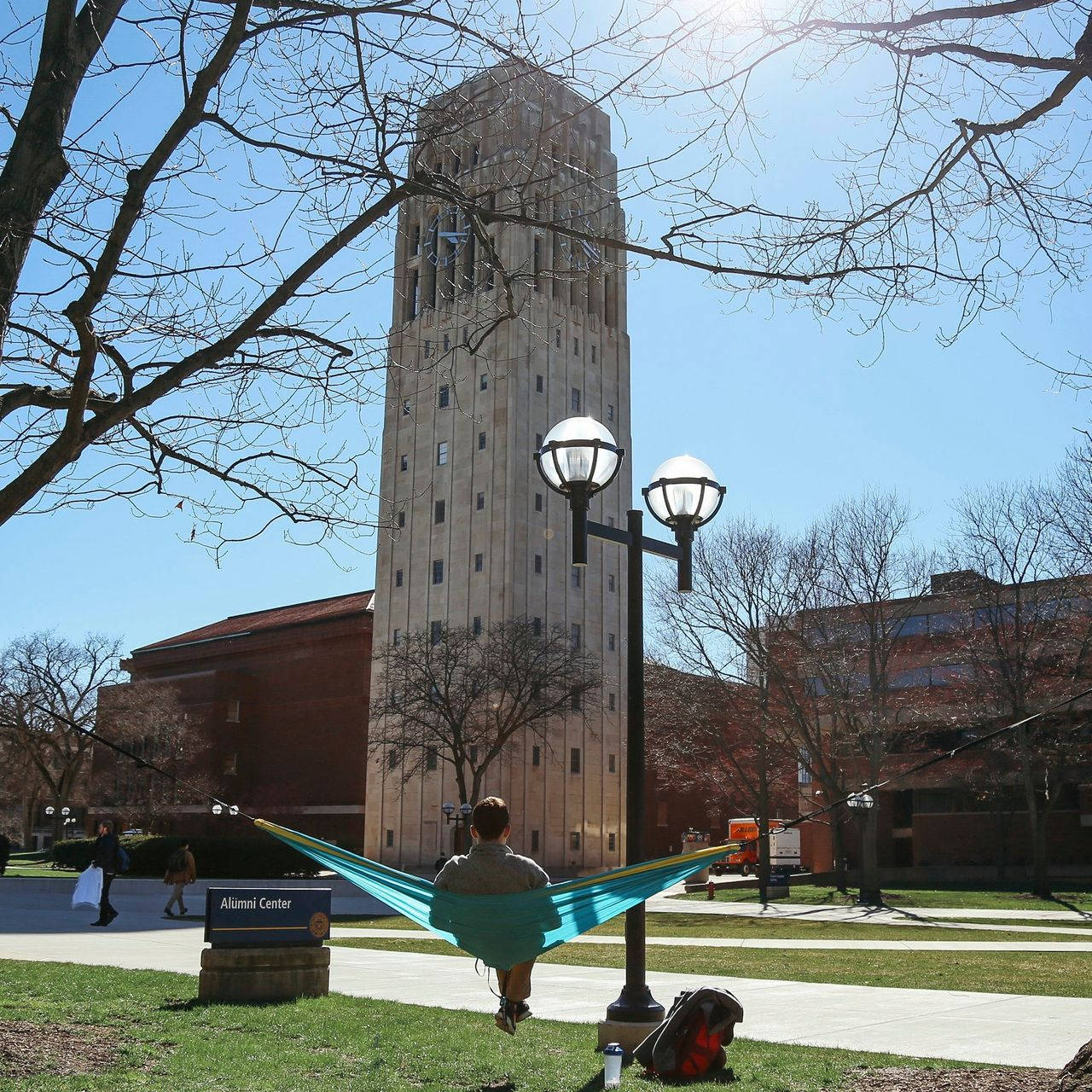 University Of Michigan-ann Arbor Burton Memorial Tower Background