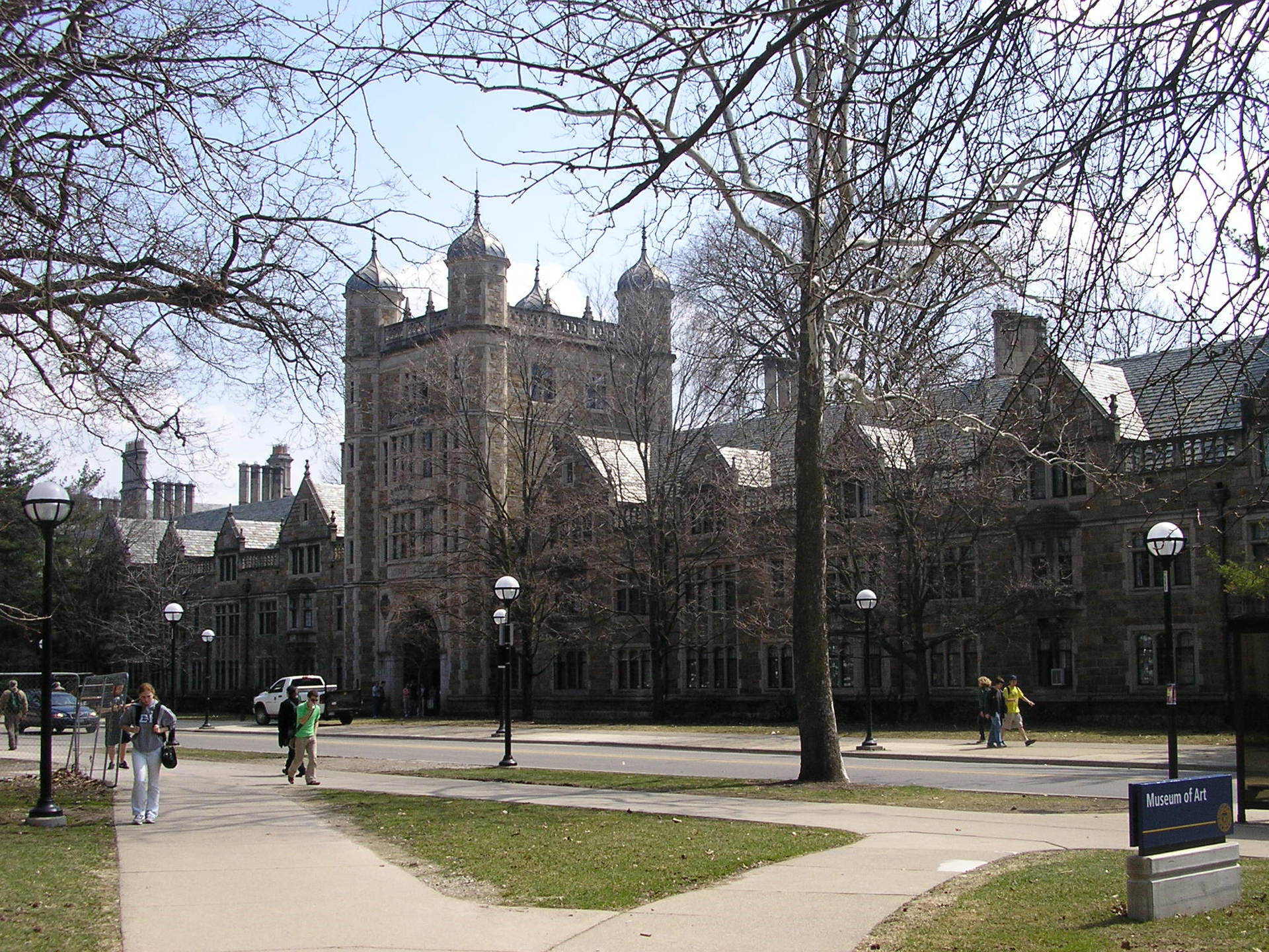 University Of Michigan-ann Arbor Law Buildings Background