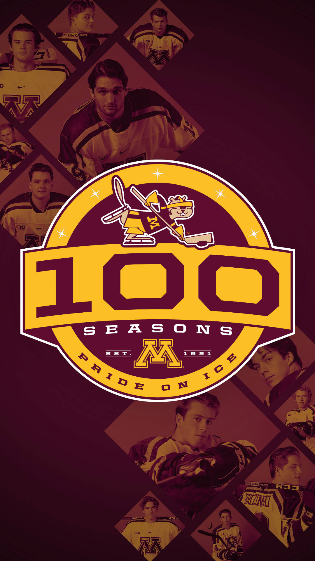 University Of Minnesota 100 Seasons Background