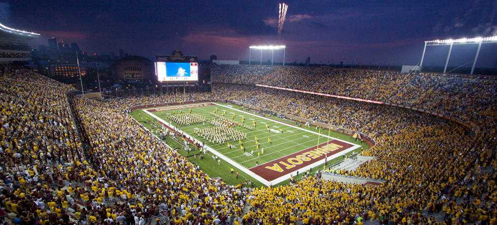 University Of Minnesota Late Night Game Background