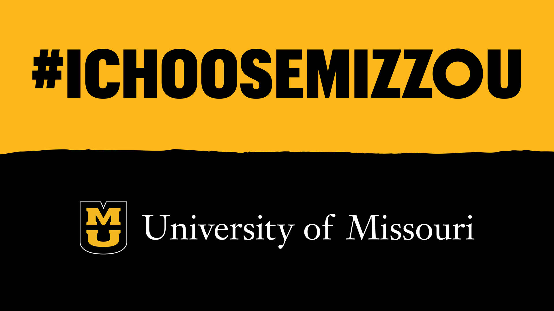 University Of Missouri Black And Yellow I Choose Mizzou