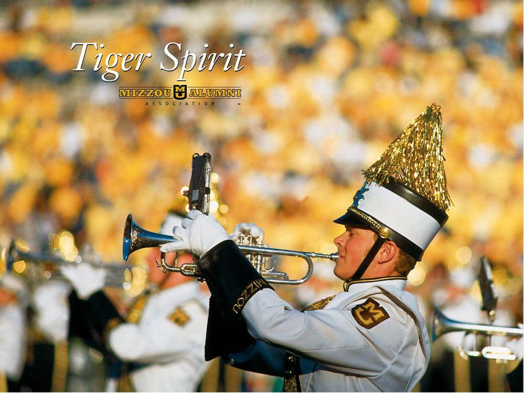 University Of Missouri Marching Bands White Uniform