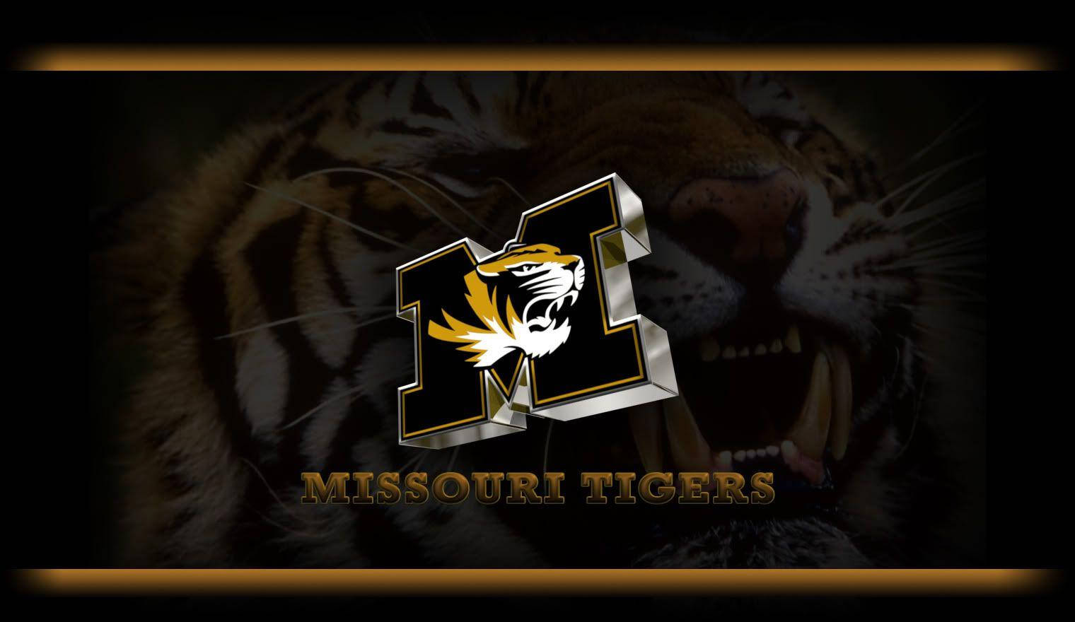 University Of Missouri Tigers Black Background