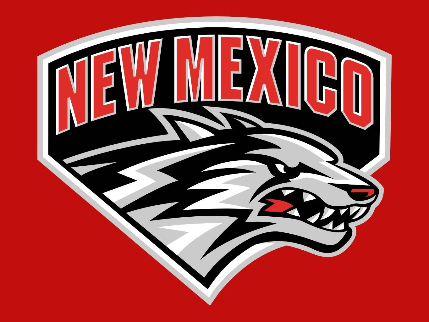 University Of New Mexico Sports Logo Background