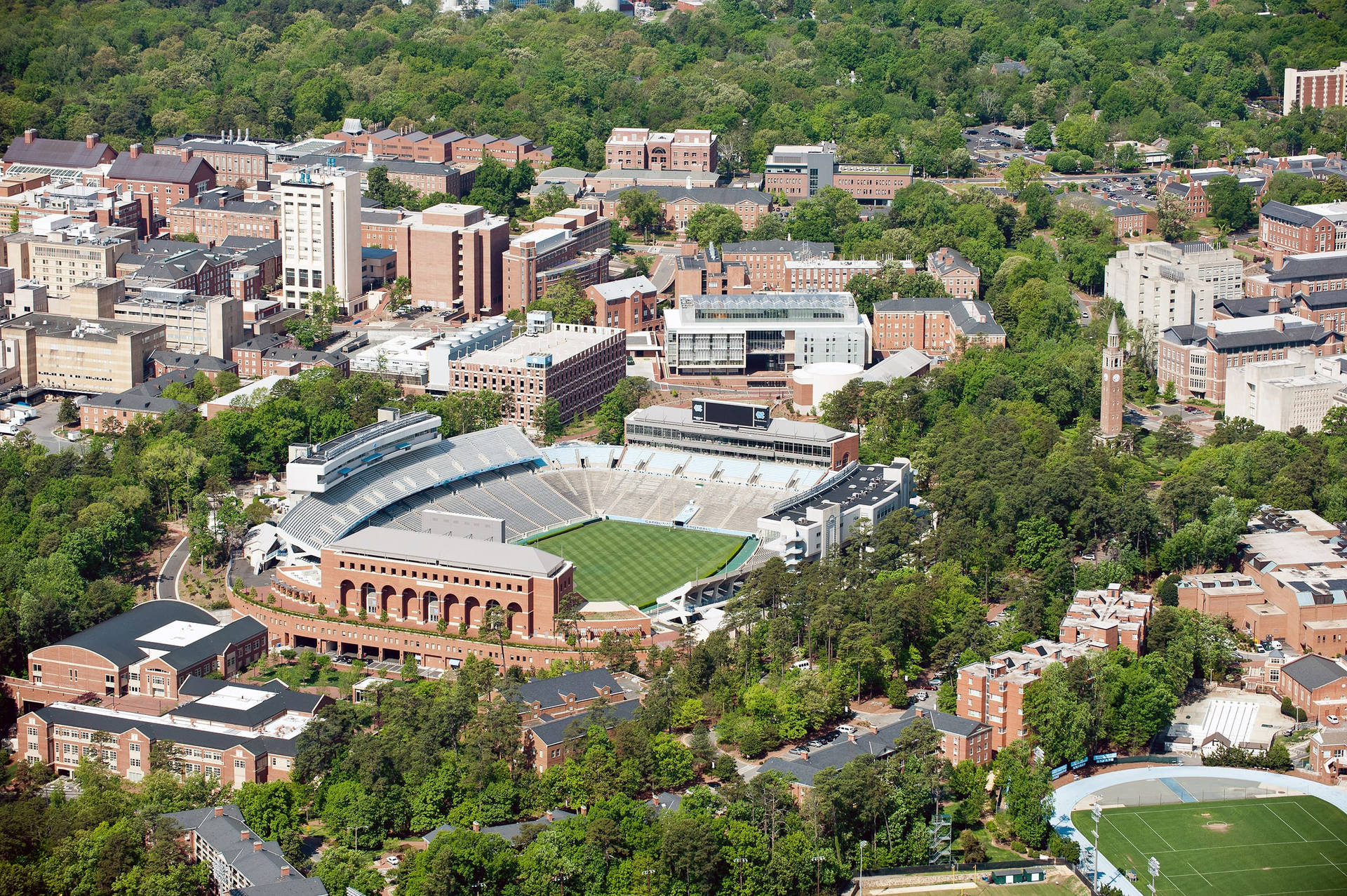 University Of North Carolina Kenan Memorial Stadium Background