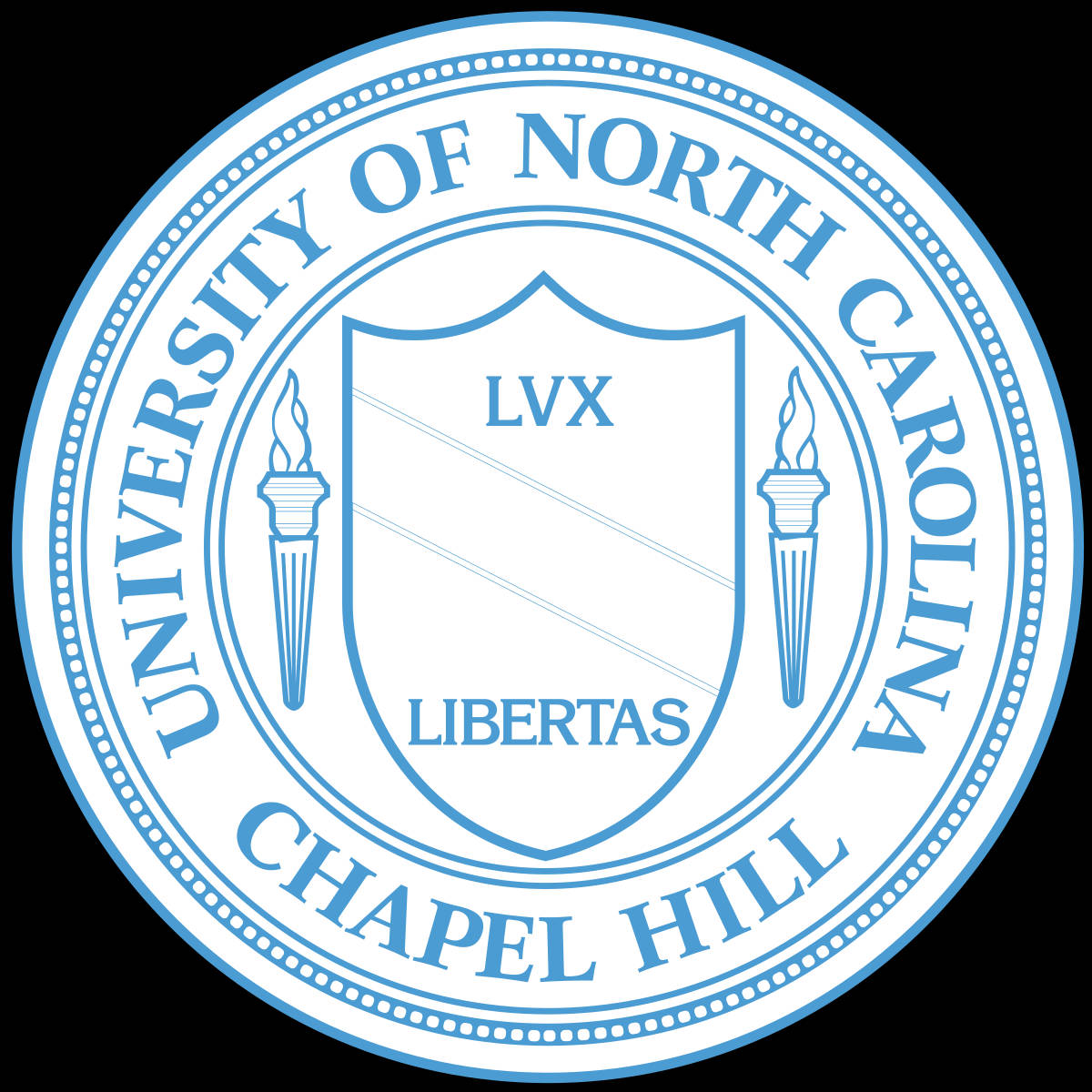 University Of North Carolina School Seal Background