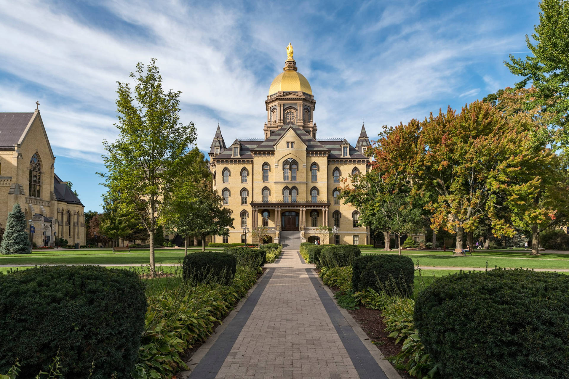 University Of Notre Dame Historical Landmark Background