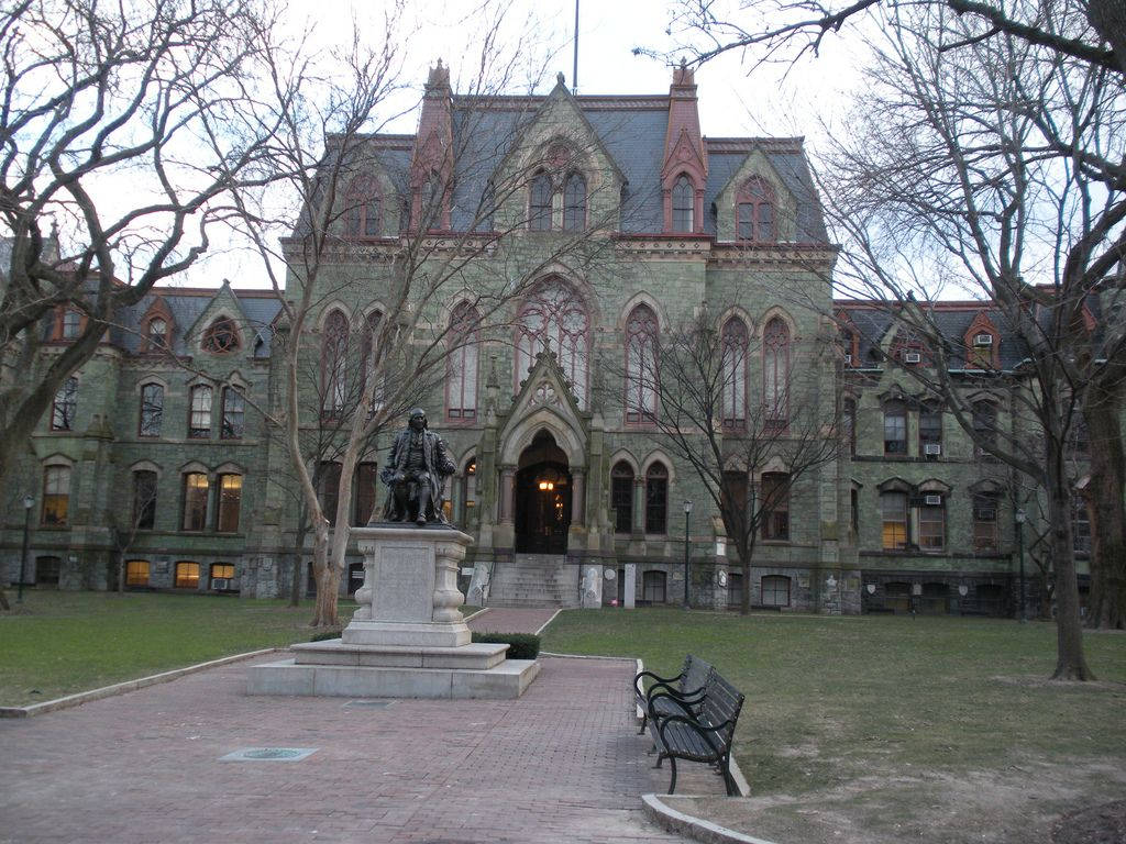 University Of Pennsylvania Benjamin Franklin Statue Background