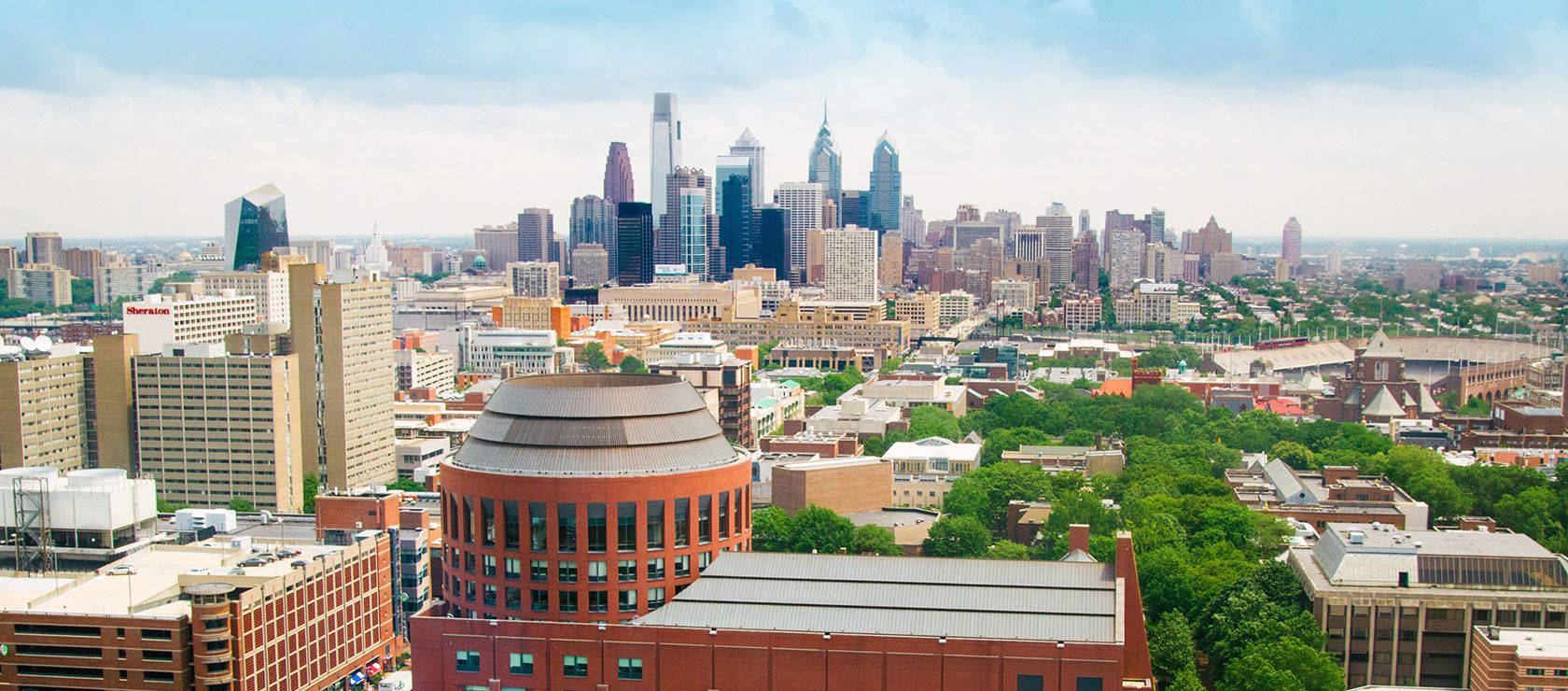 University Of Pennsylvania Drone Shot Background