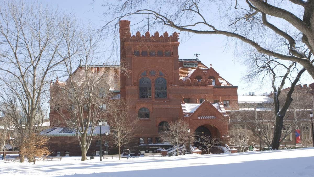 University Of Pennsylvania Fine Arts Library Snowy