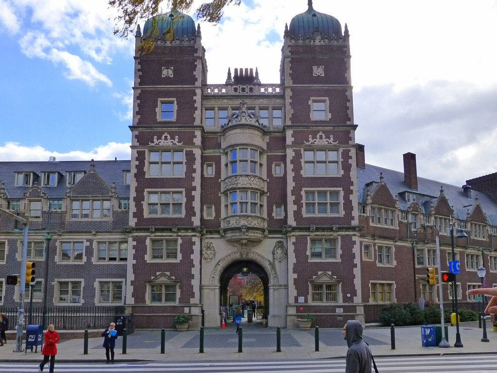 University Of Pennsylvania Majestic Quad Building Background