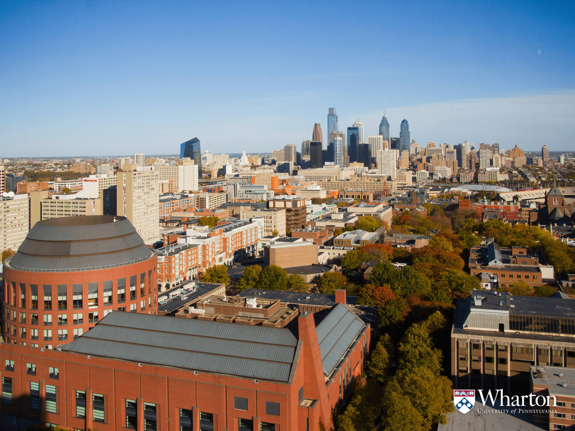 University Of Pennsylvania Overhead Shot Background