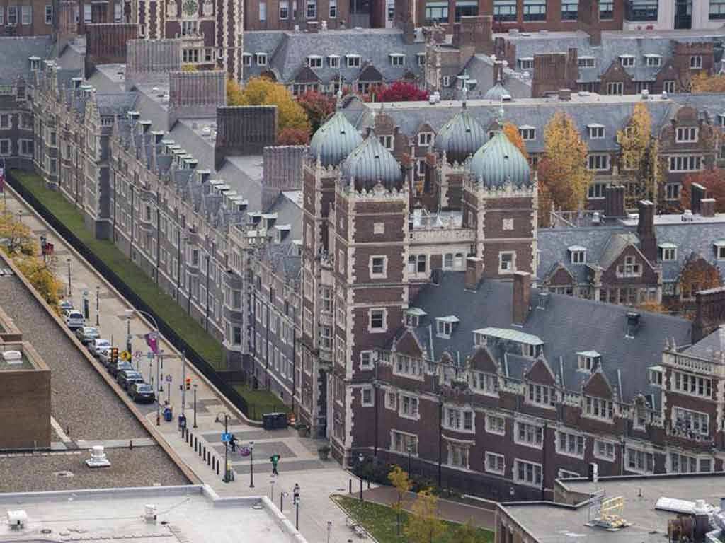 University Of Pennsylvania Quad Overhead Background