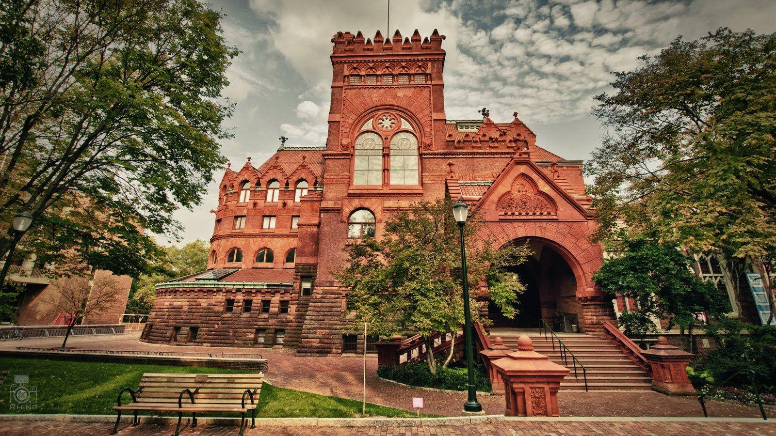 University Of Pennsylvania Red Brick Building Background