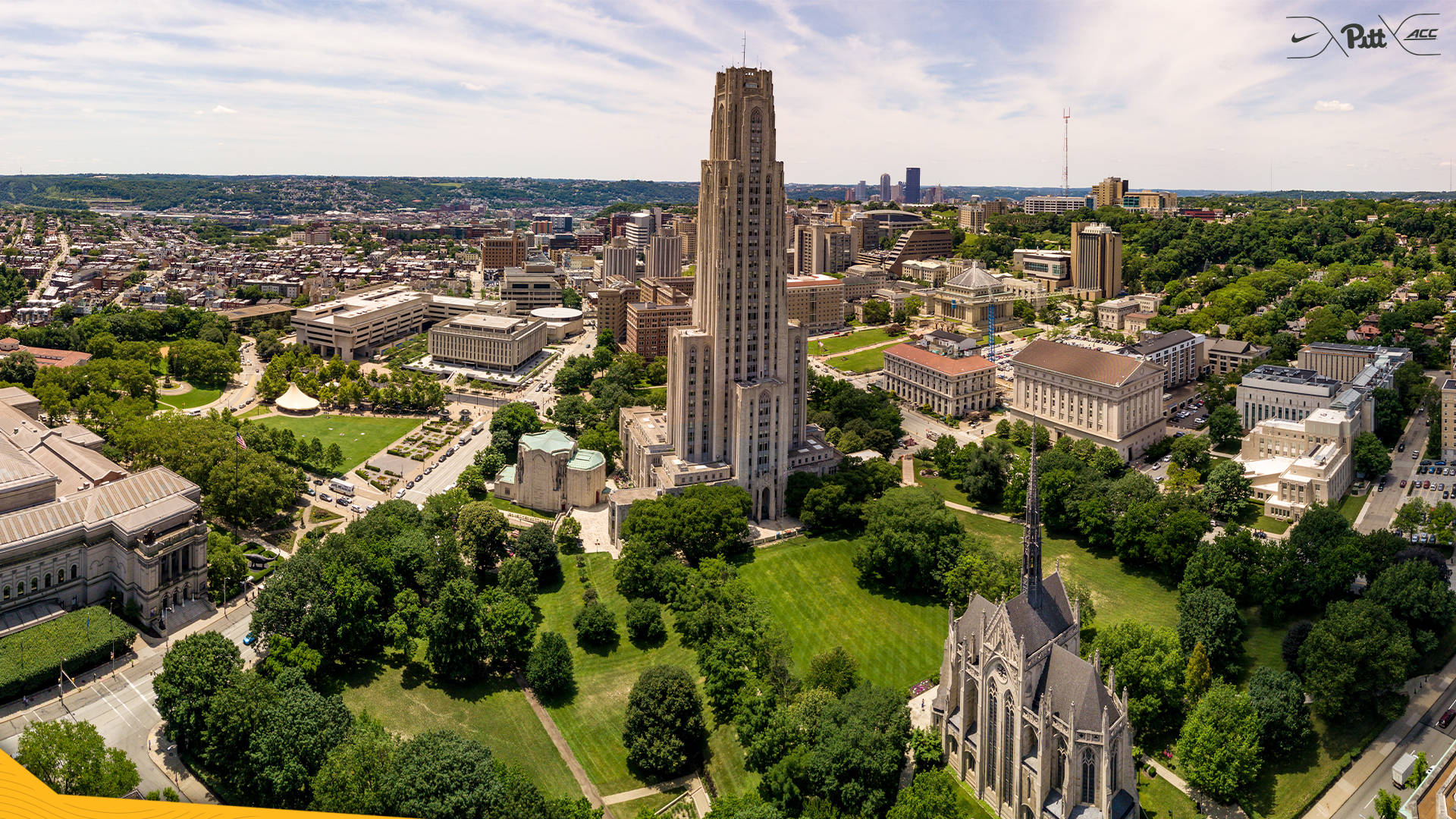 University Of Pittsburgh Aerial View