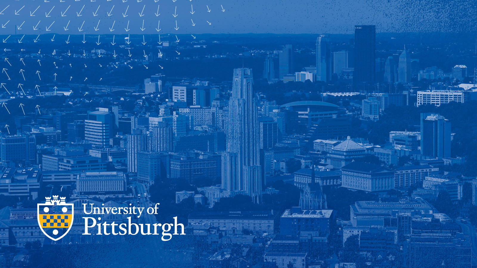 University Of Pittsburgh Blue Landscape