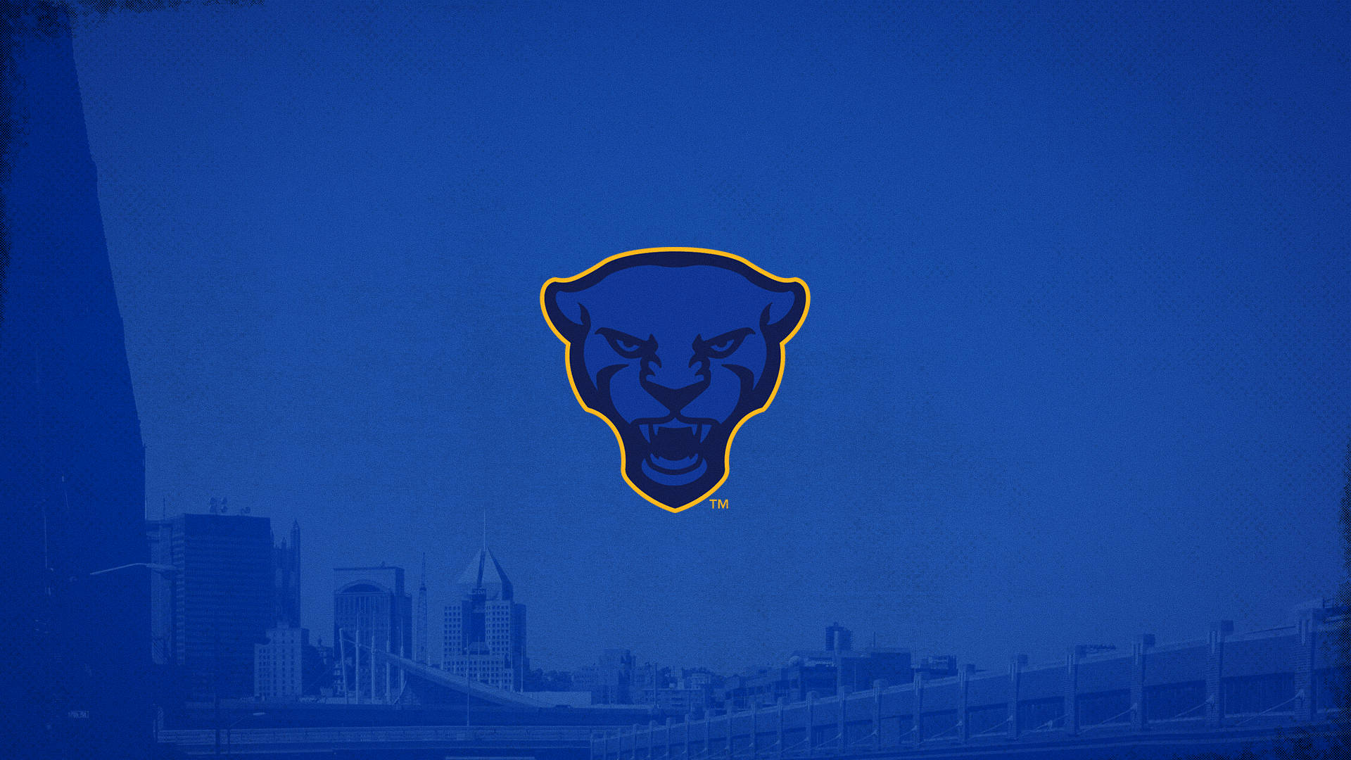 University Of Pittsburgh Blue Panther Desktop Background