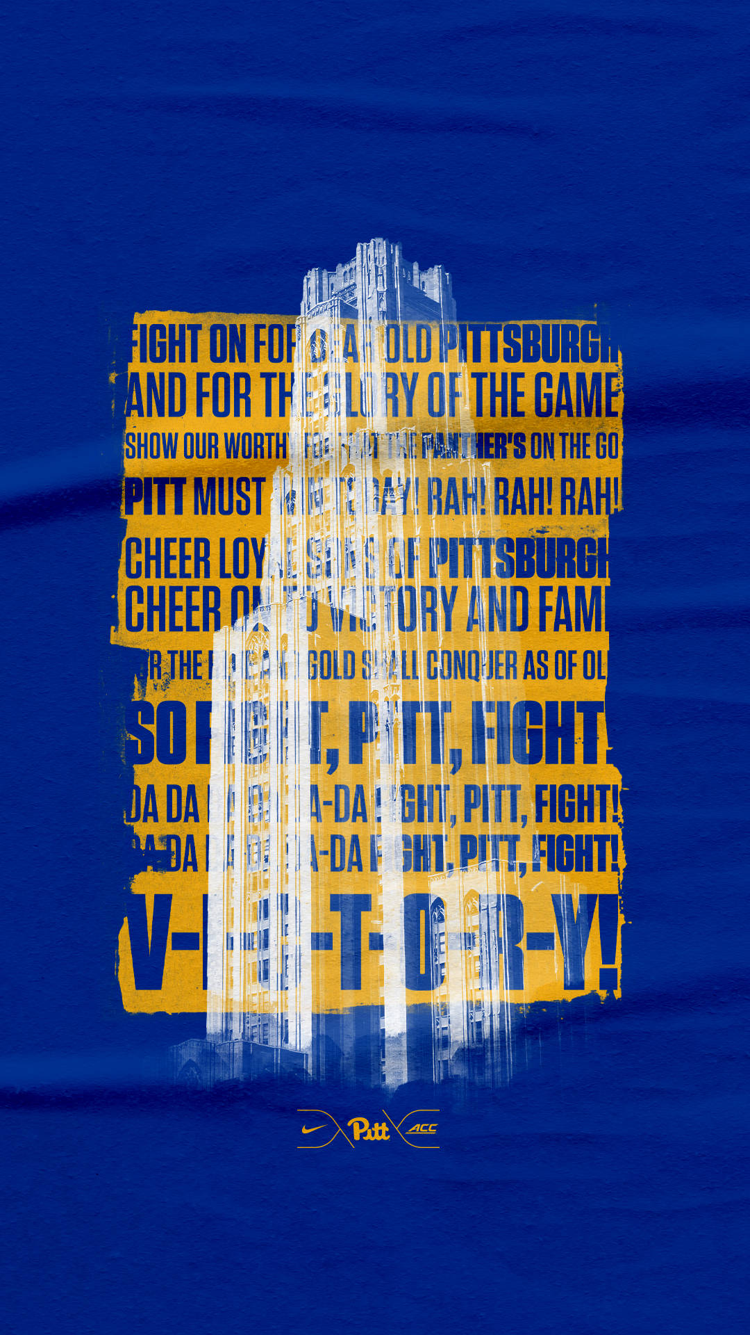 University Of Pittsburgh Blue Phone Background