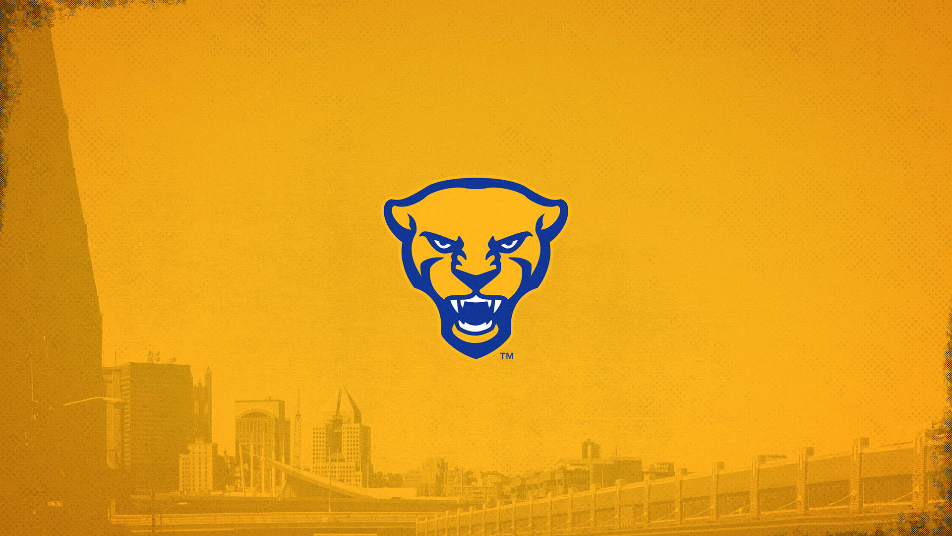 University Of Pittsburgh Yellow Panther Desktop