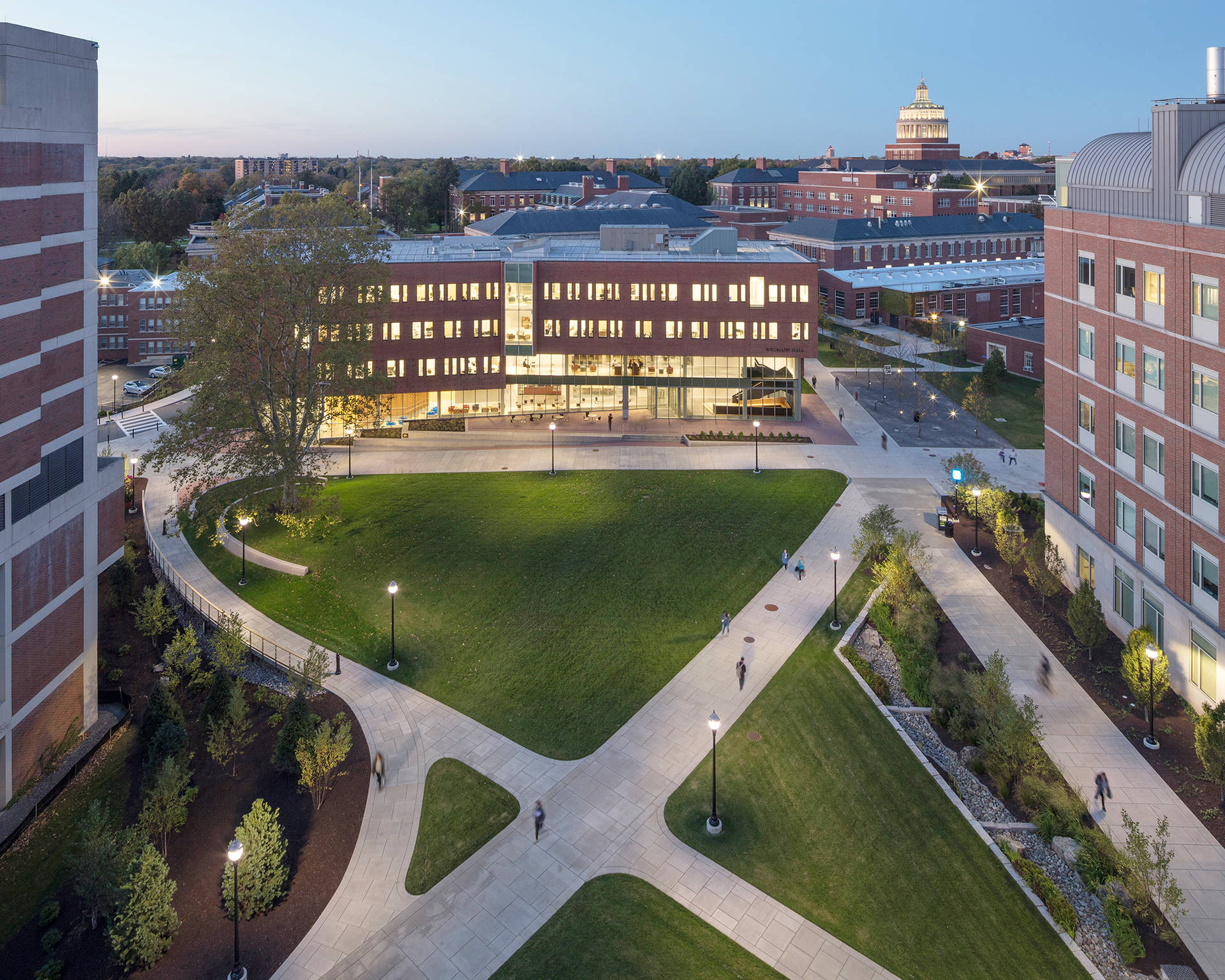 University Of Rochester Campus Grounds Background