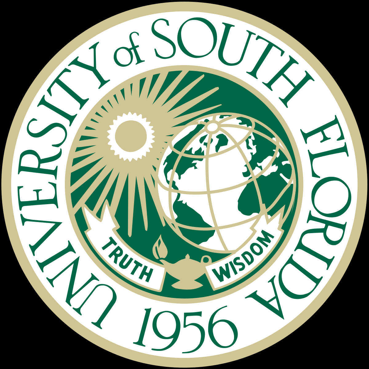 University Of South Florida 1956 Logo Background