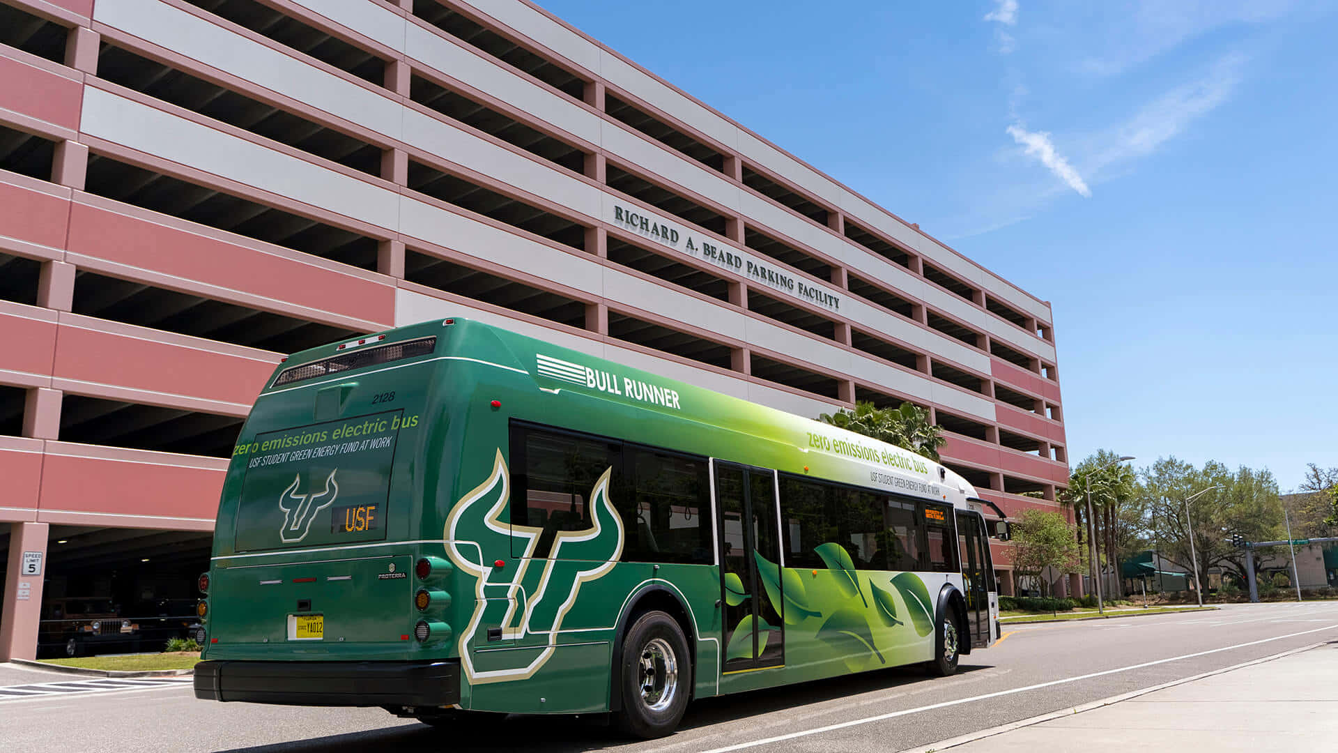 University Of South Florida Bus Background