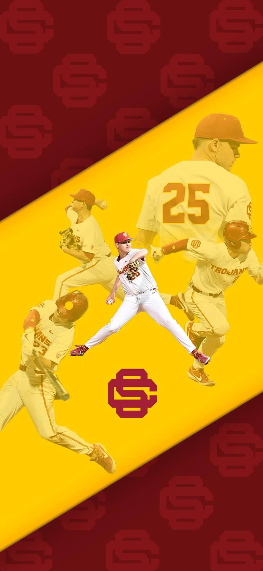 University Of Southern California Baseball Cool Edit