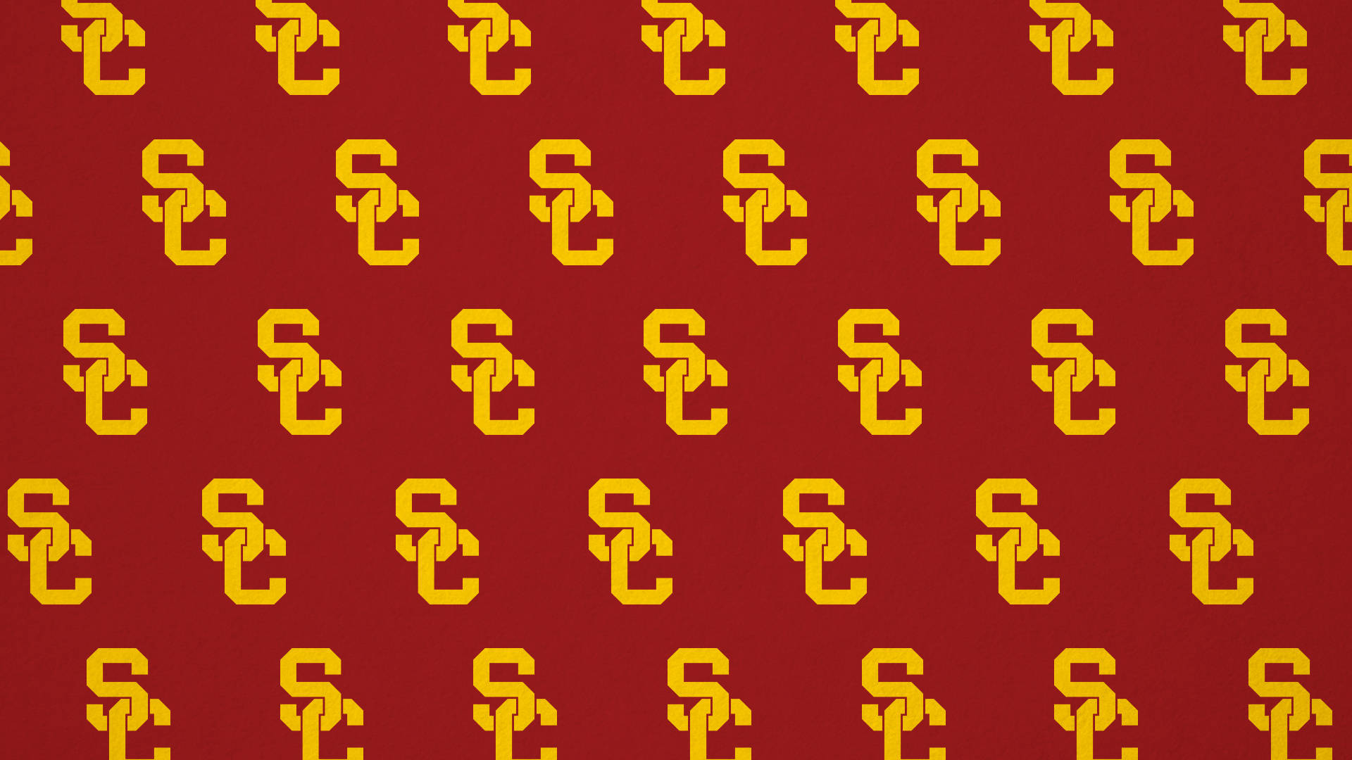 University Of Southern California Pattern Red Background