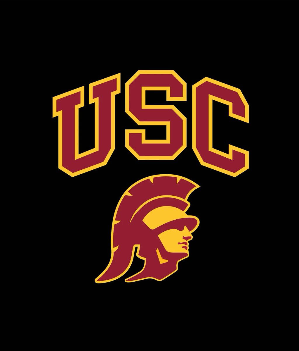 University Of Southern California Trojans Black Phone Background