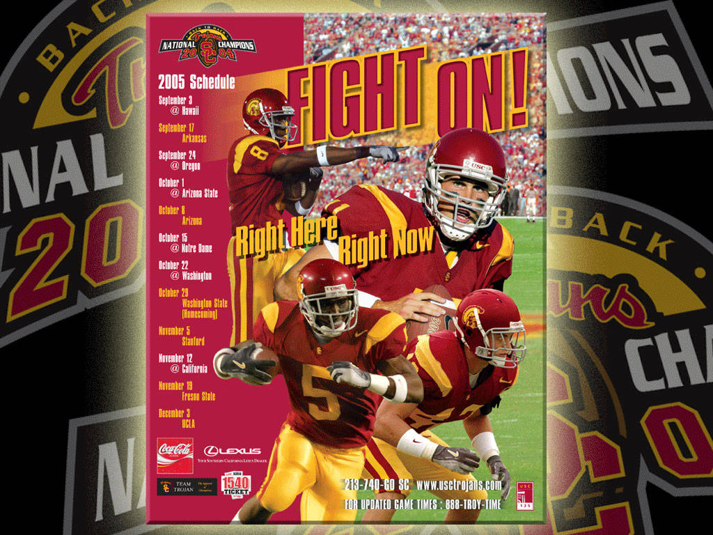 University Of Southern California Trojans Cool Poster Background