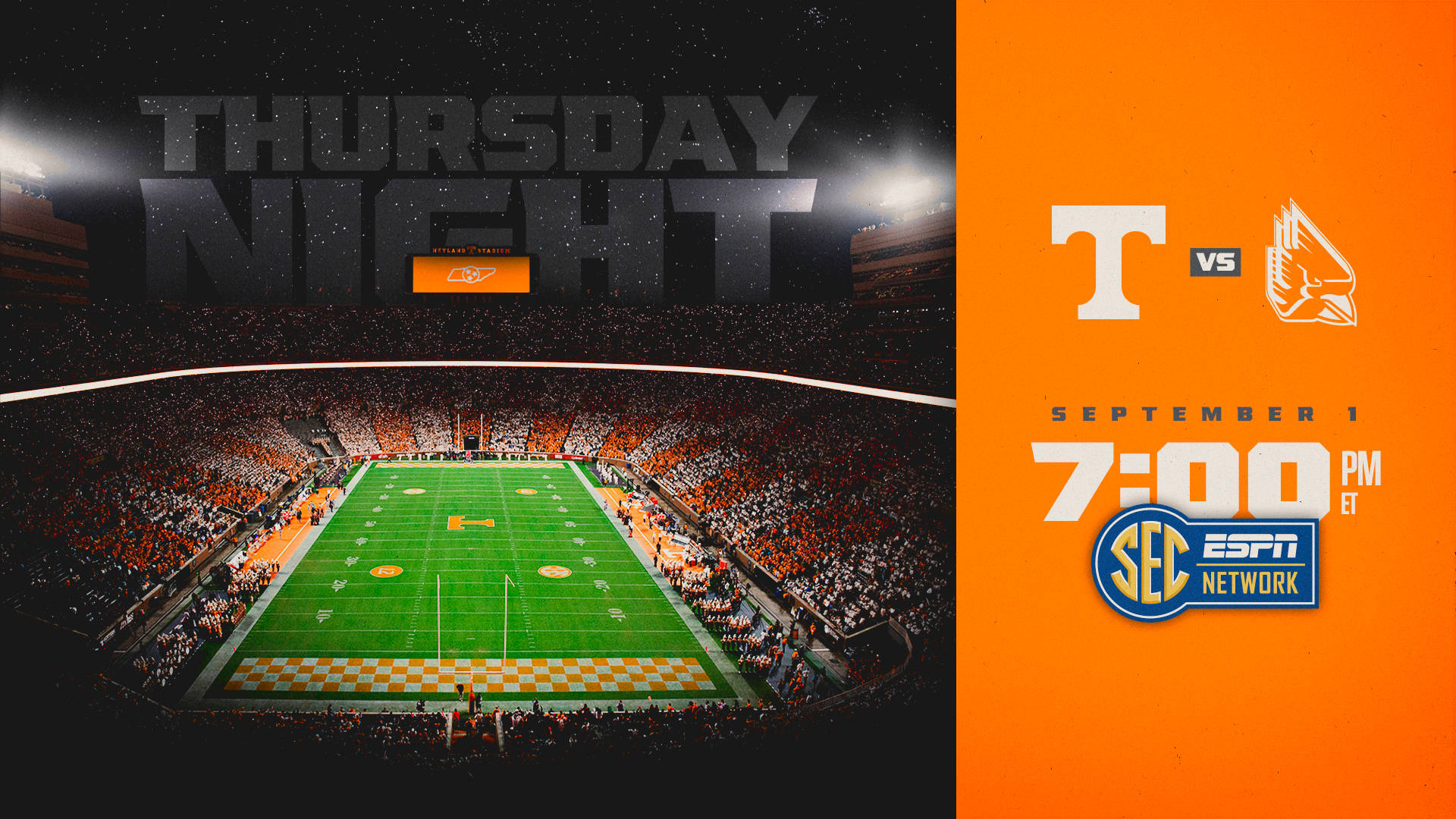 University Of Tennessee Football Game Poster