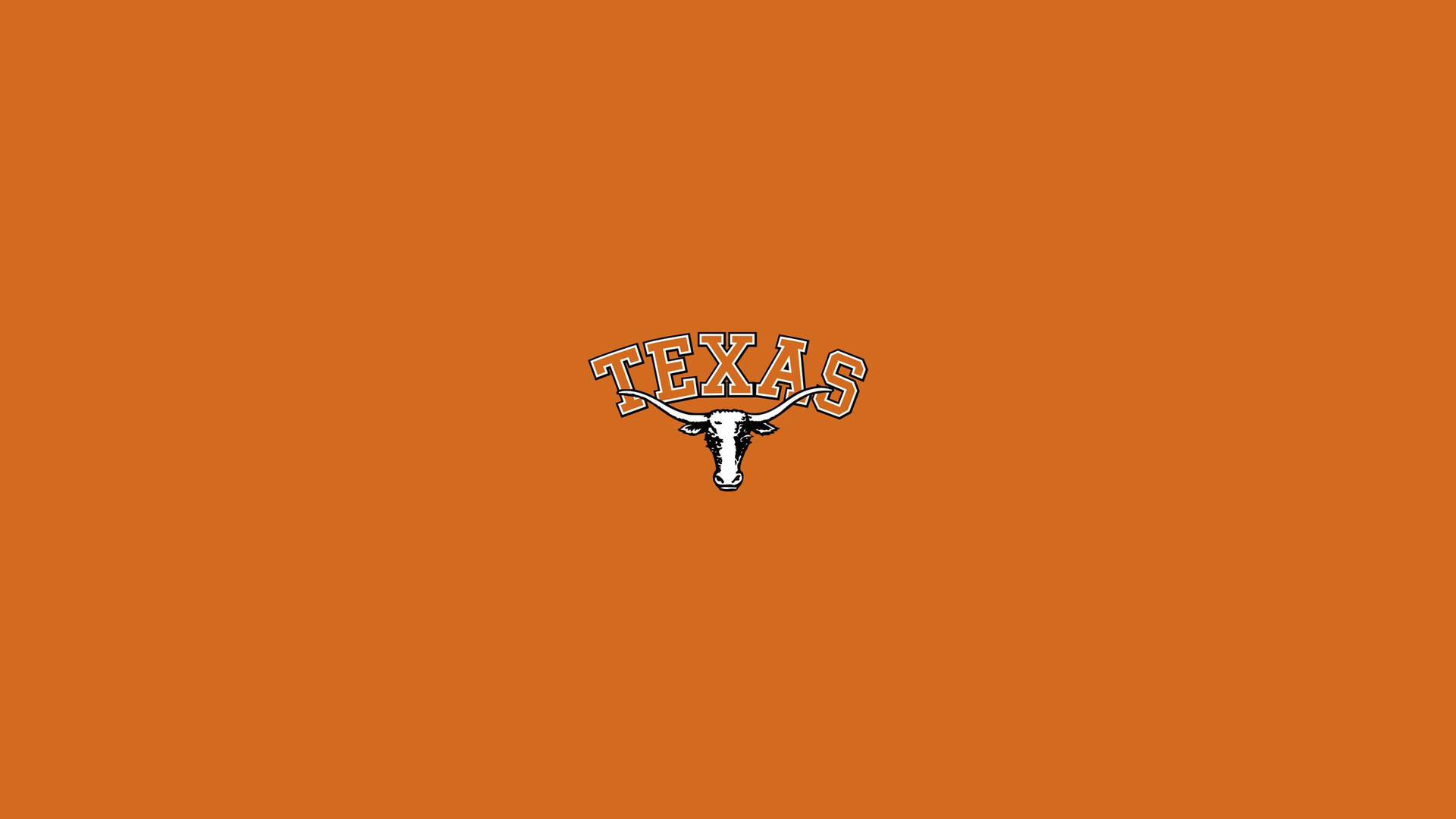 University Of Texas Logo In Orange Background